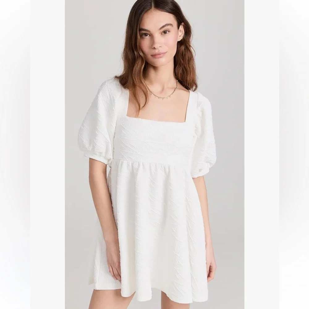 Free People Violet Mini Ivory Dress Size Small